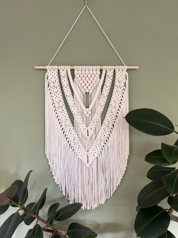 Boho style wall hanging
