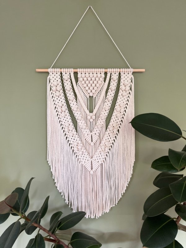 Boho style wall hanging